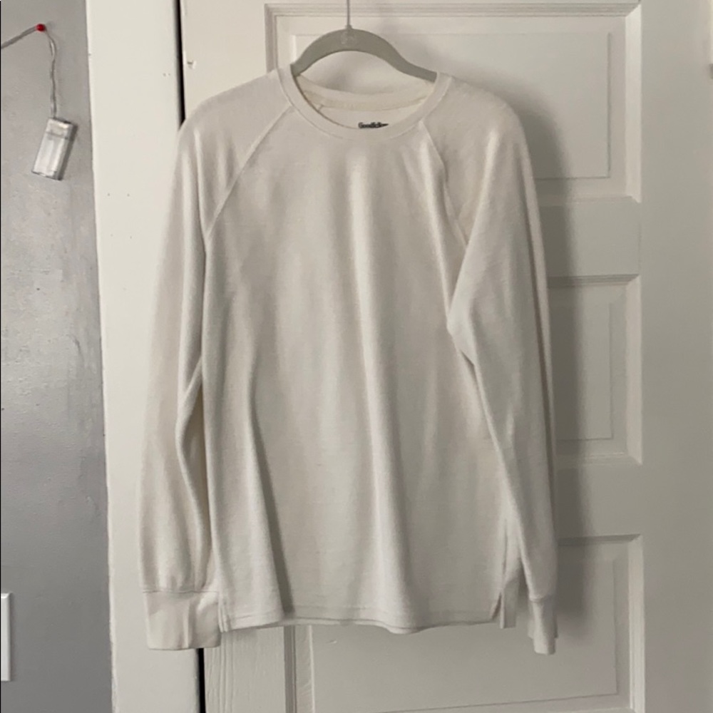white winter sweater